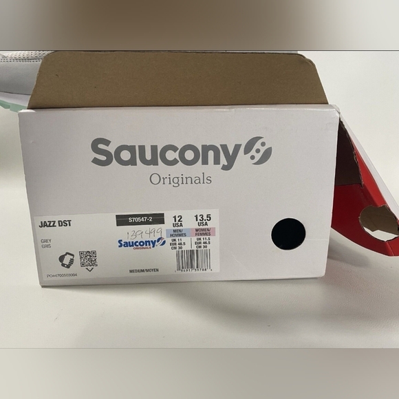 Saucony Jazz DST Sneakers Unisex Gray Suede Lace Up Shoes Sz M12/W13.5 New main image 5